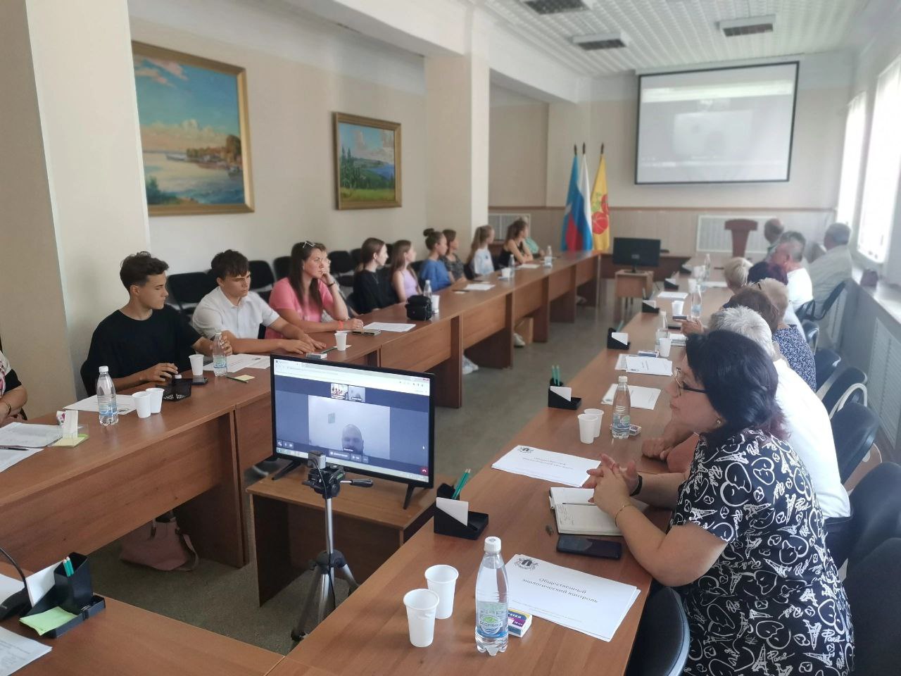 Участники проекта &quot;Общественная экологическая инспекция&quot; Сенгилеевского района приняли участие в обучающем мастер-классе.